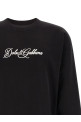 Logo embroidery sweatshirt Black
