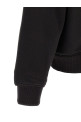 Logo embroidery sweatshirt Black