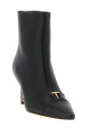 Logo ankle boots Black