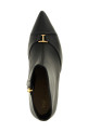Logo ankle boots Black