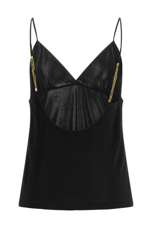 'Cassandre' chain top Black