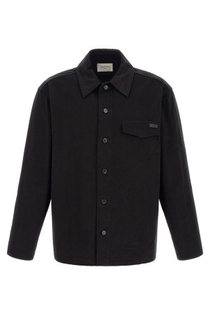 Cotton overshirt Black