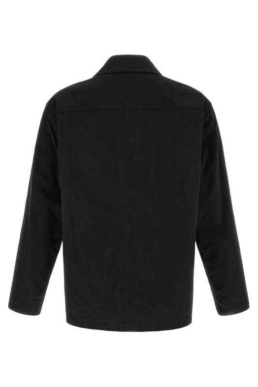 Cotton overshirt Black