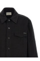 Cotton overshirt Black