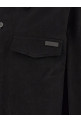 Cotton overshirt Black