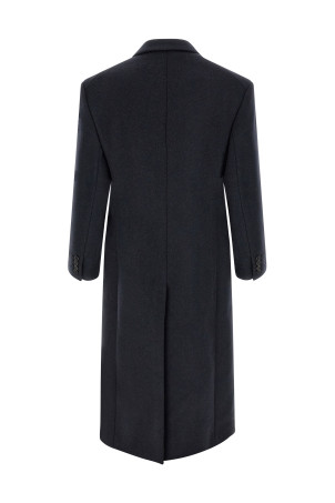 Double-breasted coat Blue
