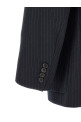 Двубортный блейзер в полоску, синий SAINT LAURENT 876230Y1I744050