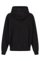 Logo embroidery hoodie Black