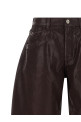 Брюки укороченного кроя, фиолетовые THE ATTICO 261WCP00293DDD119GL851