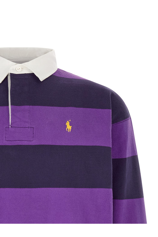 Rugby polo shirt Purple