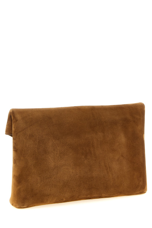 'Envelope' large clutch bag Brown