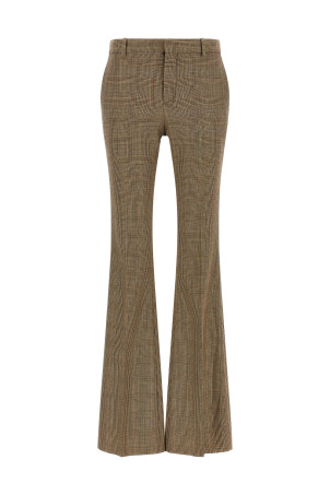 Prince of Wales houndstooth trousers Brown