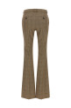 Брюки «гусиная лапка» Prince of Wales, коричневые SAINT LAURENT A000KTY3L612242