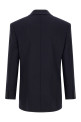 Блейзер из валяной шерстяной габардины, синий SAINT LAURENT A000SWY1O144140
