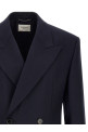 Блейзер из валяной шерстяной габардины, синий SAINT LAURENT A000SWY1O144140