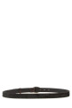 'Texture' leather belt Brown