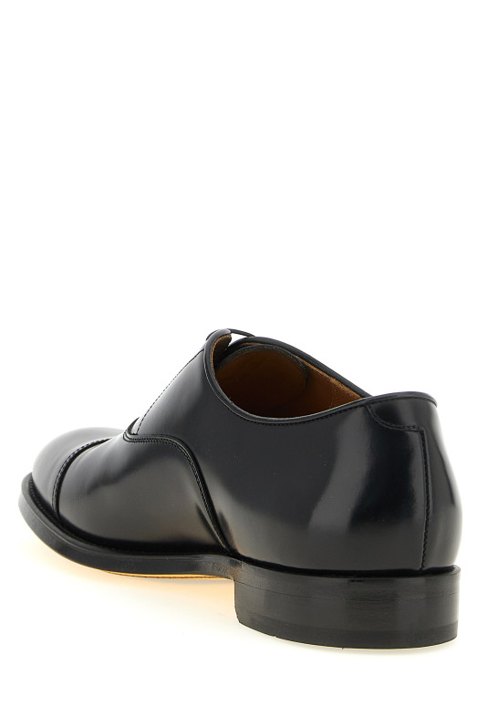 French lace up shoes Black
