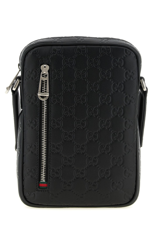'GG Emblem' small crossbody bag Black