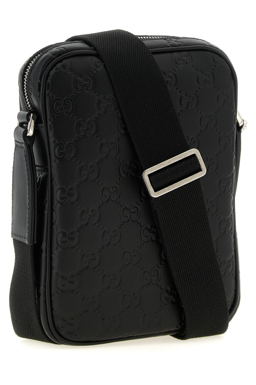 'GG Emblem' small crossbody bag Black