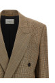 Блейзер «гусиная лапка» Prince of Wales, коричневый SAINT LAURENT 871065Y3L612242