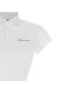 'Deep Cut Just Right Fit' polo shirt White
