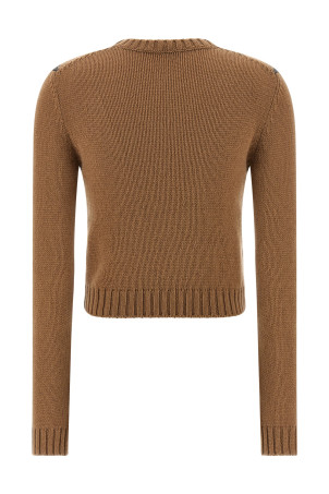 Argyle sweater Brown