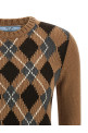 Argyle sweater Brown
