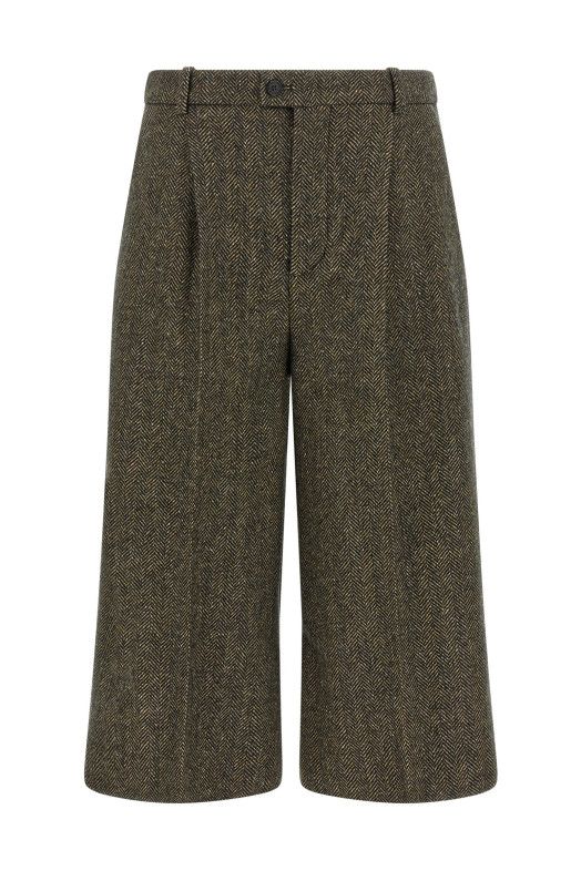 Трусики-брюки коричневого цвета SAINT LAURENT 866251Y3L222012