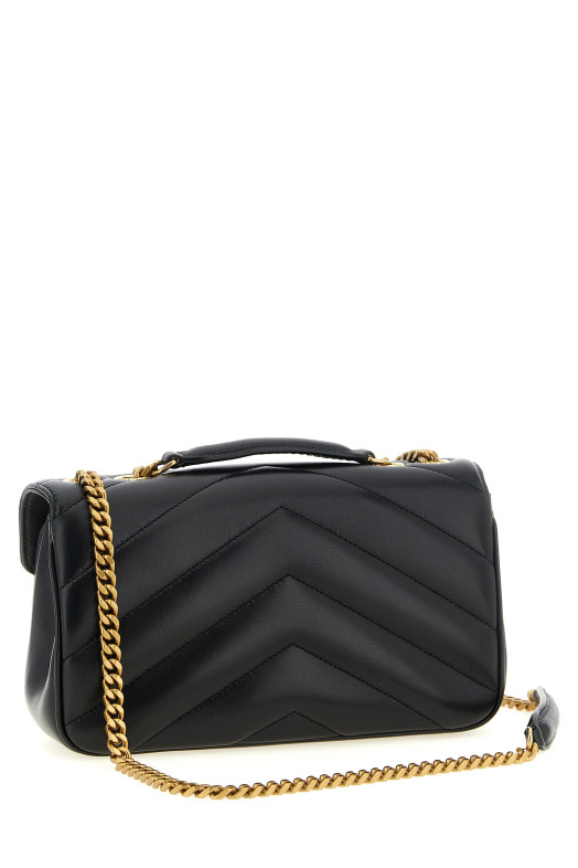 'Loulou' small shoulder bag Black