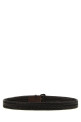 'Shiny Loop' belt Brown