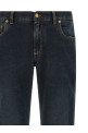 Logo plaque jeans Blue