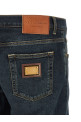 Logo plaque jeans Blue