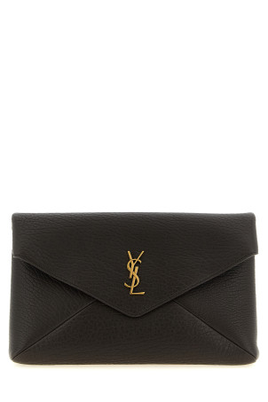 'Envelope' large clutch bag Brown