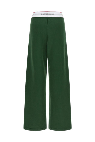 Logo band joggers Green