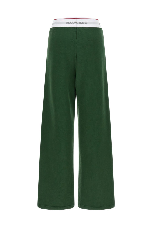 Logo band joggers Green