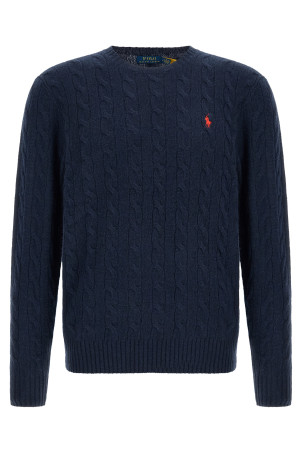 Braided sweater Blue