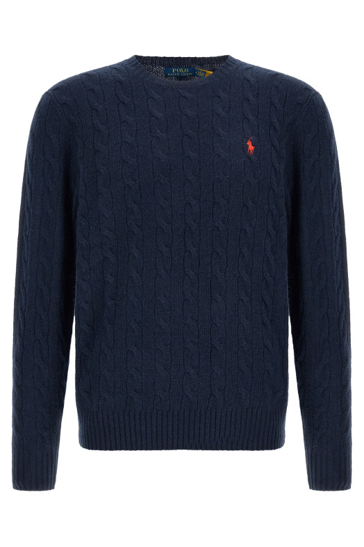 Braided sweater Blue