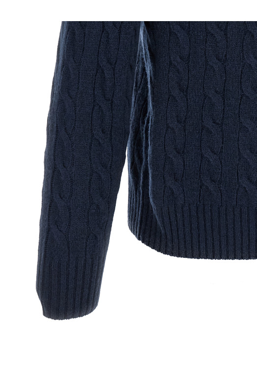 Braided sweater Blue