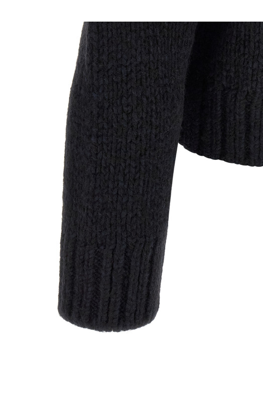 Логотип на кардигане синего цвета DSQUARED2 S74HA1638D13240477
