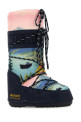 Printed canvas and suede Moon Boot x Guest In Residence Icon boots MOON BOOT (1403090)