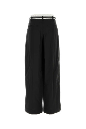 MID-RISE BELTED TAILORED PANT Black ALEXANDER WANG (1WC4264058)