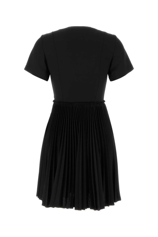 Black polyester blend mini dress Black BURBERRY (8116015)