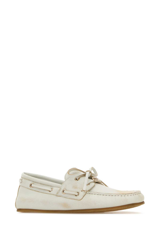 Camel leather loafers GUCCI (854817AAFZ4)