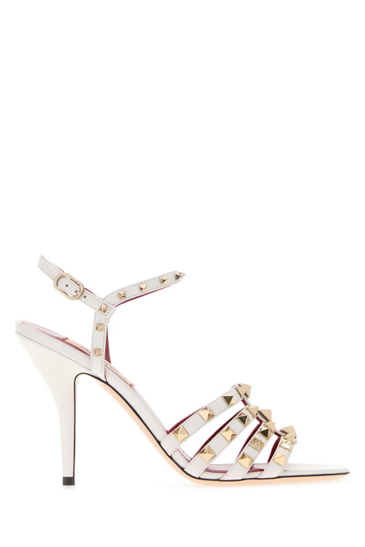 White leather Rockstud sandals VALENTINO GARAVANI (9W2S0PV5JDW)