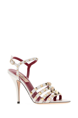 White leather Rockstud sandals VALENTINO GARAVANI (9W2S0PV5JDW)