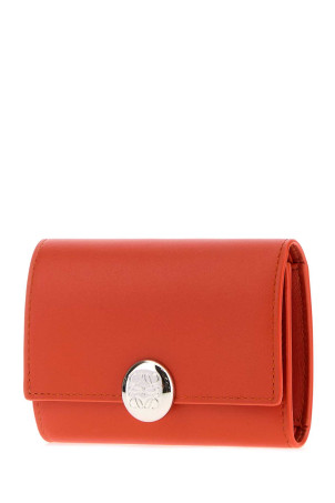 Orange leather Pebble wallet LOEWE (CANBS33X01)