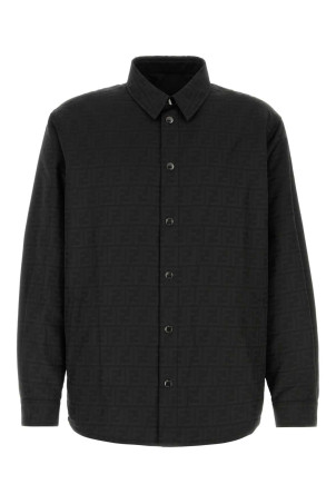 BLOUSON NYLON LOGO Black FENDI (FW1470AMYB)