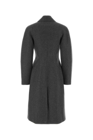 Dark grey wool coat Beige JIL SANDER (J02AA0197J40346)