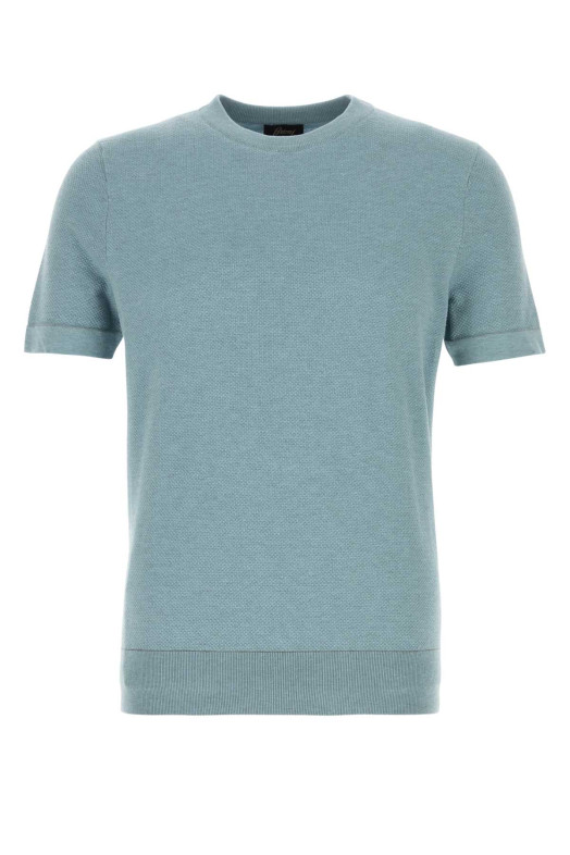Cerulean blue cotton t-shirt BRIONI (UMR00LP0K15)
