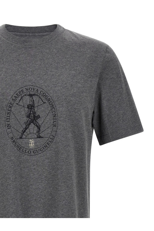 Printed T-Shirt Gray